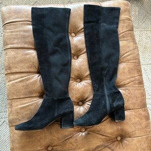 Cole Haan over the knee suede boots